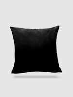 housse de coussin velours 30x50 - Noir