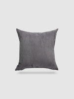 housse de coussin en velours côtelé 40x40 - Gris foncé