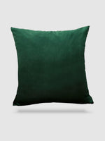 housse de coussin velours 40x40 - Vert foncé