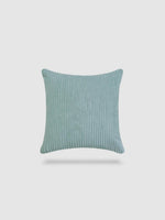 housse de coussin en velours côtelé 45x45 - Bleu pastel