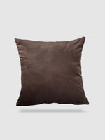 housse de coussin velours 45x45 - Marron