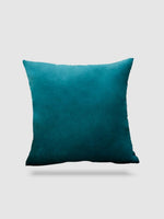 housse de coussin velours 45x45 - Turquoise
