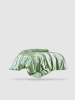 housse de couette satin de coton 180x220 - Vert pomme