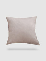 housse de coussin en Coton de lin 50x50 - Beige