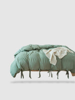parure de lit en microfibre 220x220 - Vert