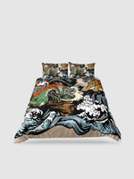 Parure de lit motif japonais 200x230 - Motif 19