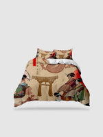 Parure de lit motif japonais 200x230 - Motif 5