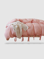 parure de lit en microfibre 160x220 - Rose