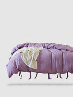 parure de lit en microfibre 160x220 - Violet
