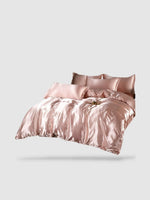 Parure de lit en soie 150x200 - Jade clair