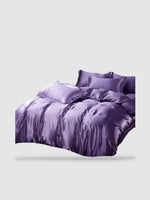 Parure de lit en soie 200x230 - Violet