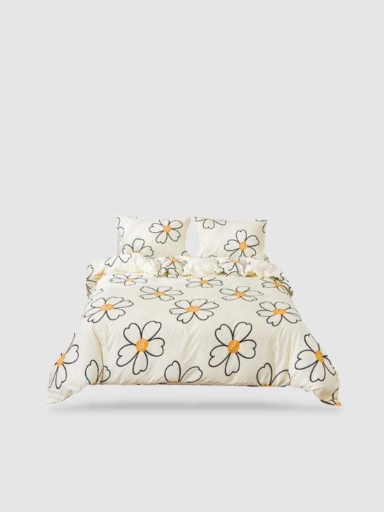 parure de lit fleur 220x240 - Motif 7