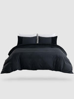 parure de lit patchwork 200x200 - Noir