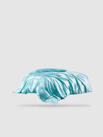housse de couette satin de coton 220x220 - Bleu ciel