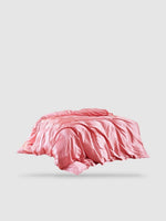 housse de couette satin de coton 220x240 - Saumon